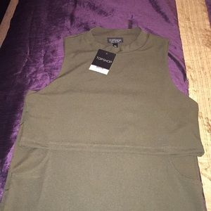 Top Shop Sleeveless CutOut Midi Dress